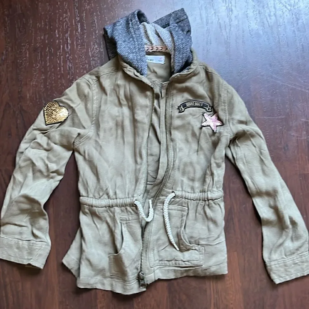 Kids army green jacket